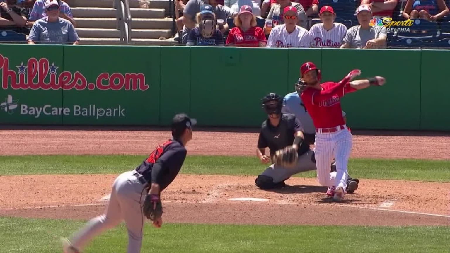 Trea Turner crushes a two-run home run to left field | 03/23/2023 | Philadelphia Phillies