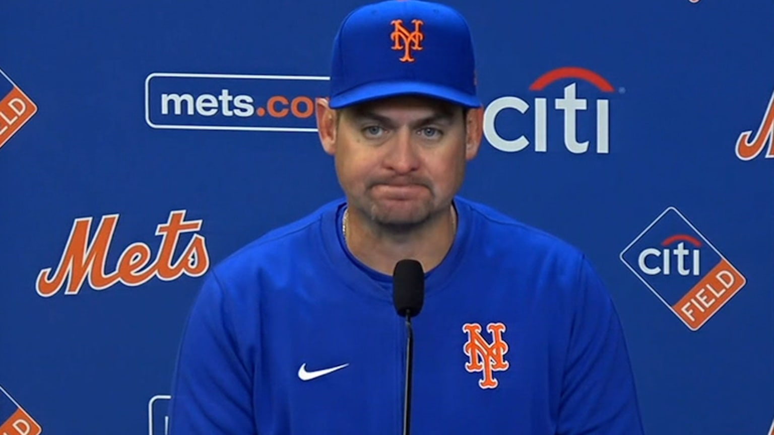 Carlos Mendoza on the Mets' extra-inning loss