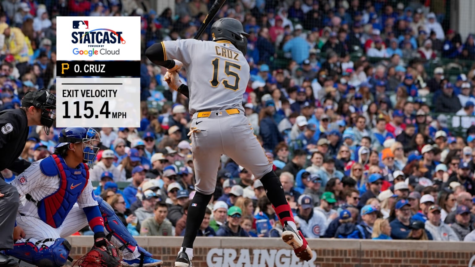 Oneil Cruz's three 113+ mph hits | 04/11/2026 | Pittsburgh Pirates