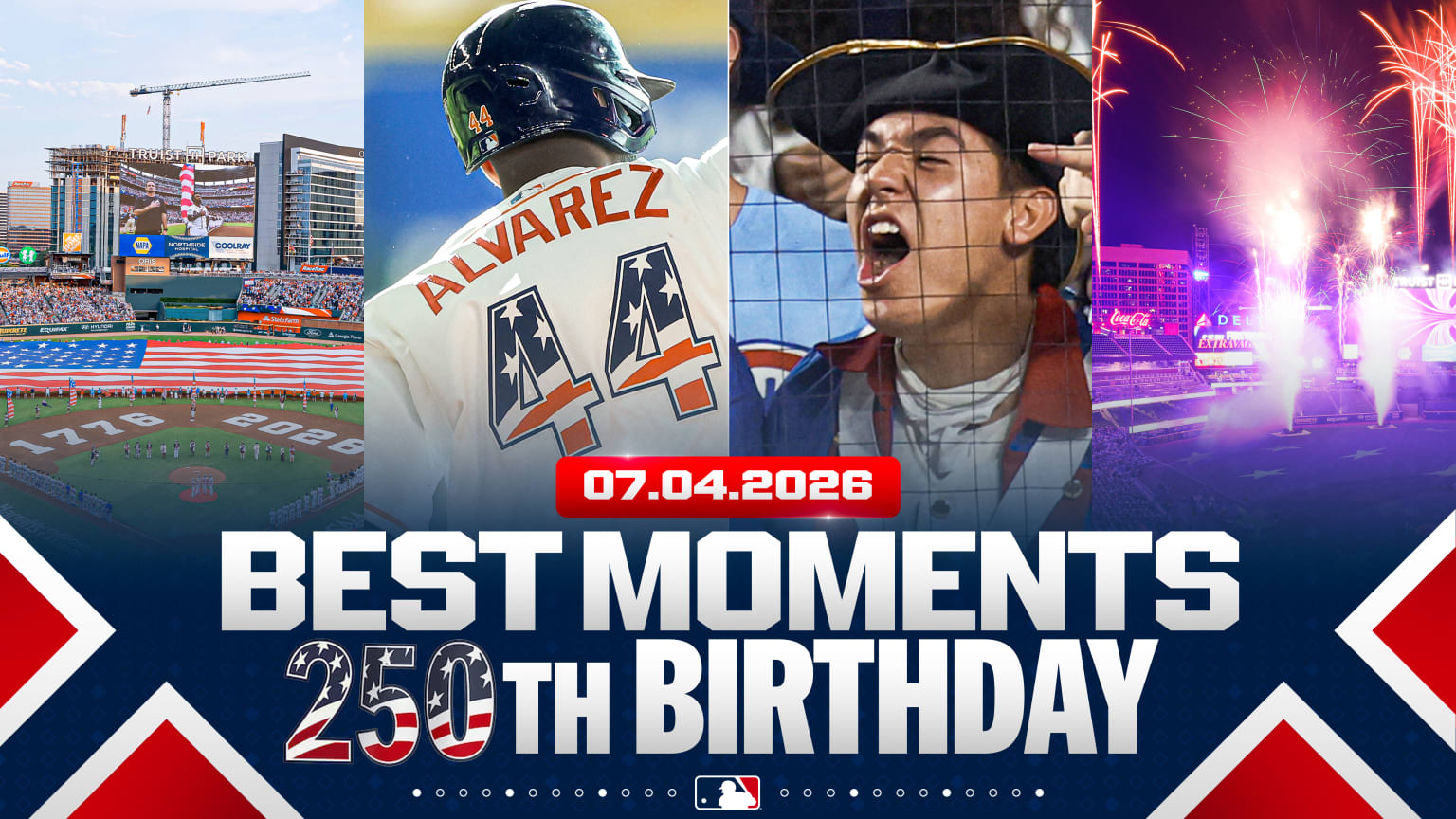 MLB Celebrates America's 250th Birthday! | 07/15/2026 | MLB.com