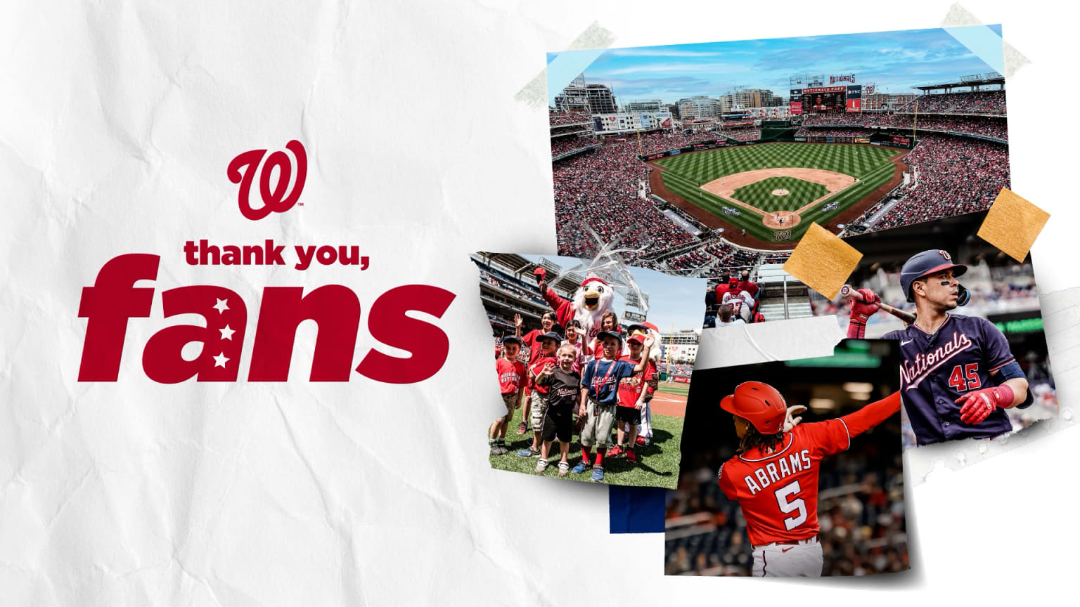 Thank you, fans! | 09/29/2023 | Washington Nationals