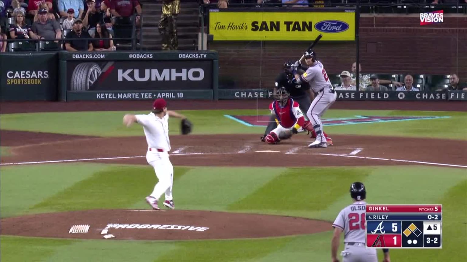 Austin Riley's two-run double | 04/02/2026 | Atlanta Braves