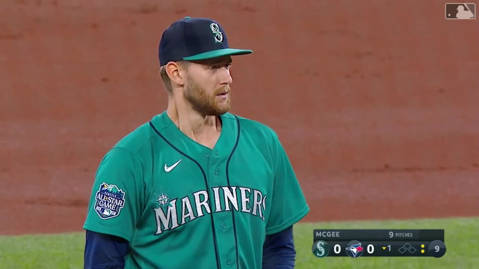Easton McGee strikes out Bo Bichette in the 1st | 04/29/2023 | Seattle ...