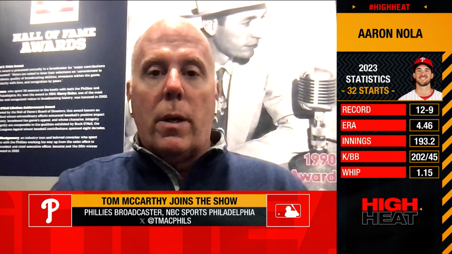 Tom McCarthy talks Nola, Yamamoto, more on High Heat | 11/20/2023 ...