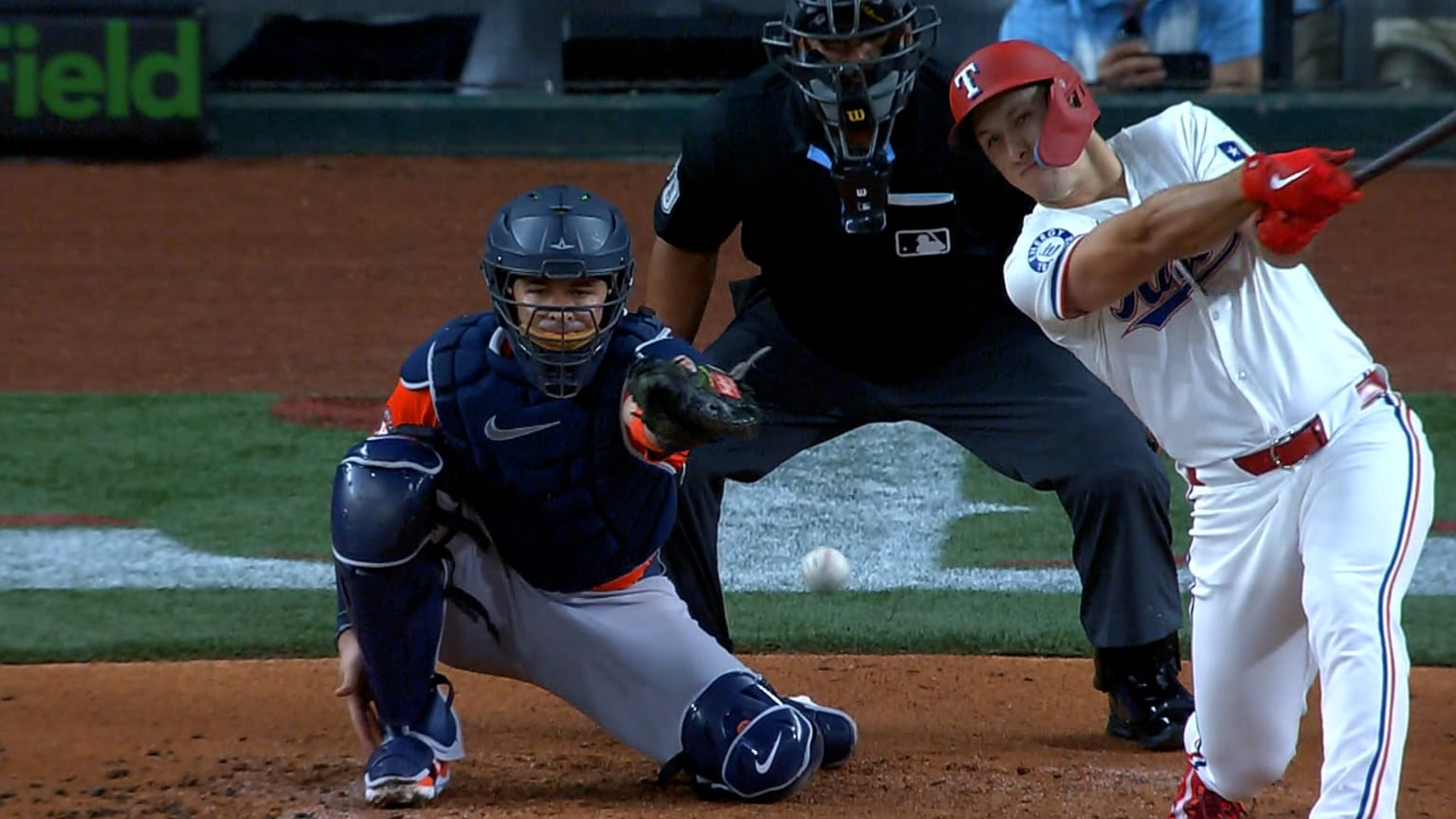 Wyatt Langford's RBI single | 04/08/2024 | Texas Rangers