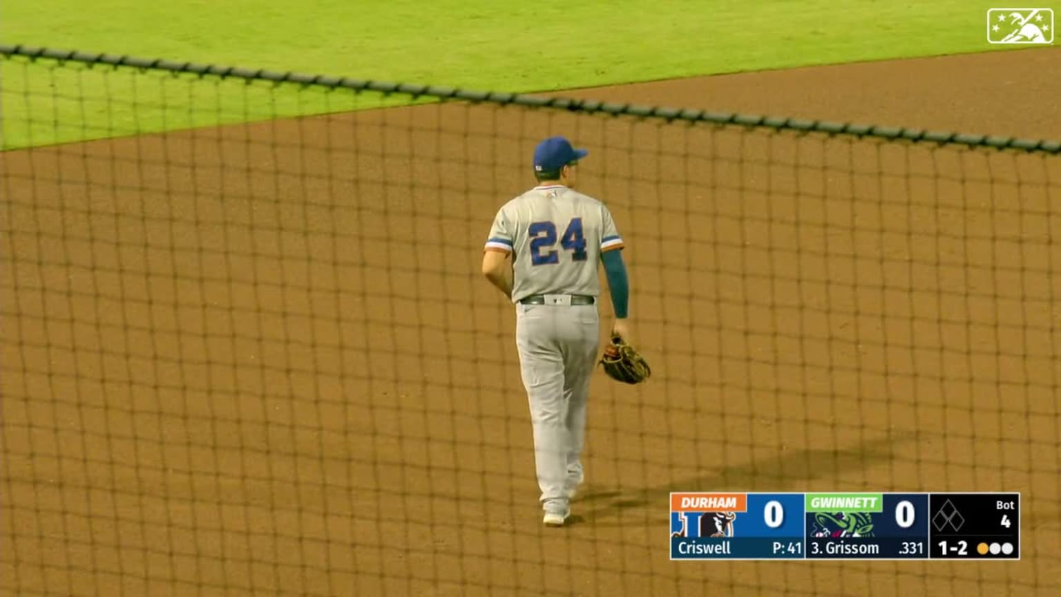 Shenton leaps up to grab a line drive for Durham | 09/23/2023 | Tampa ...