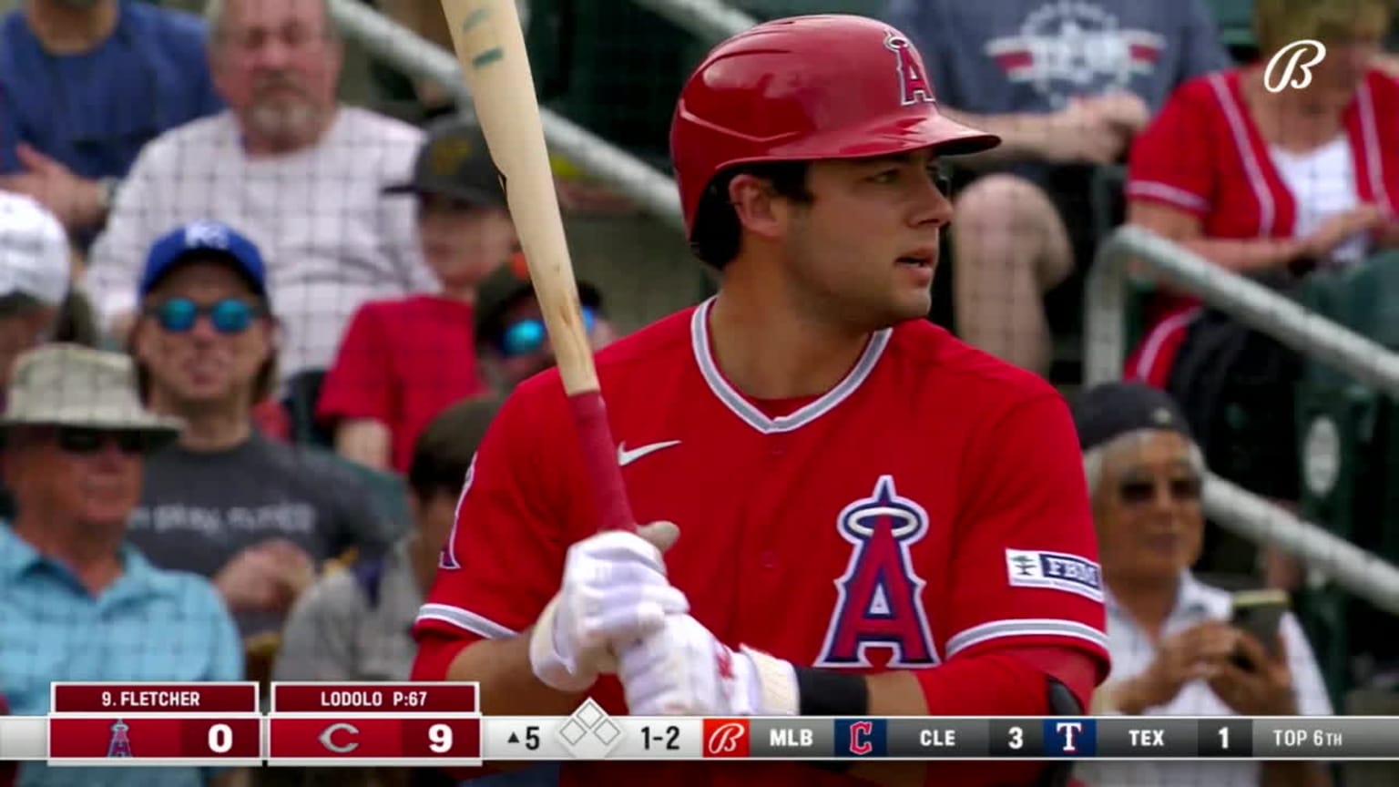 David Fletcher's two hits 03/20/2023 Los Angeles Angels