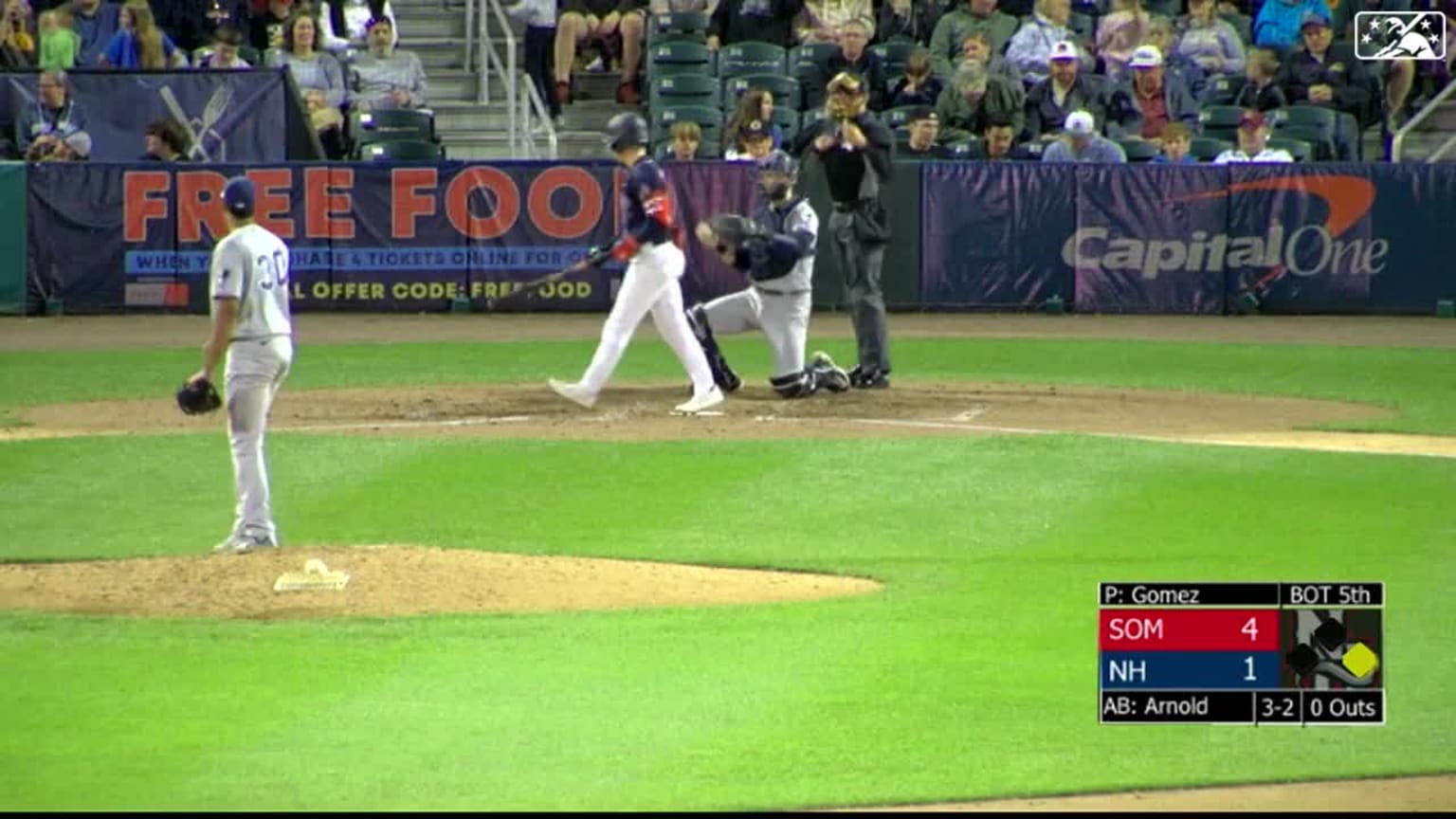 Yoendrys Gomez records his seventh k of the game 09/17/2023 New