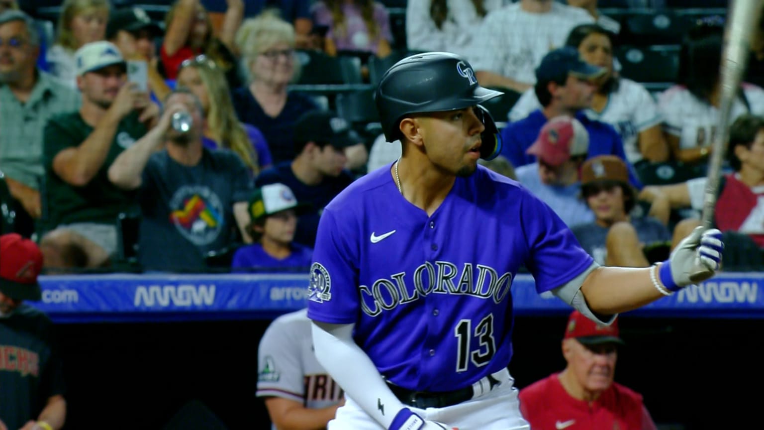 Alan Trejo of the Colorado Rockies at bat against the Miami Marlins News  Photo - Getty Images