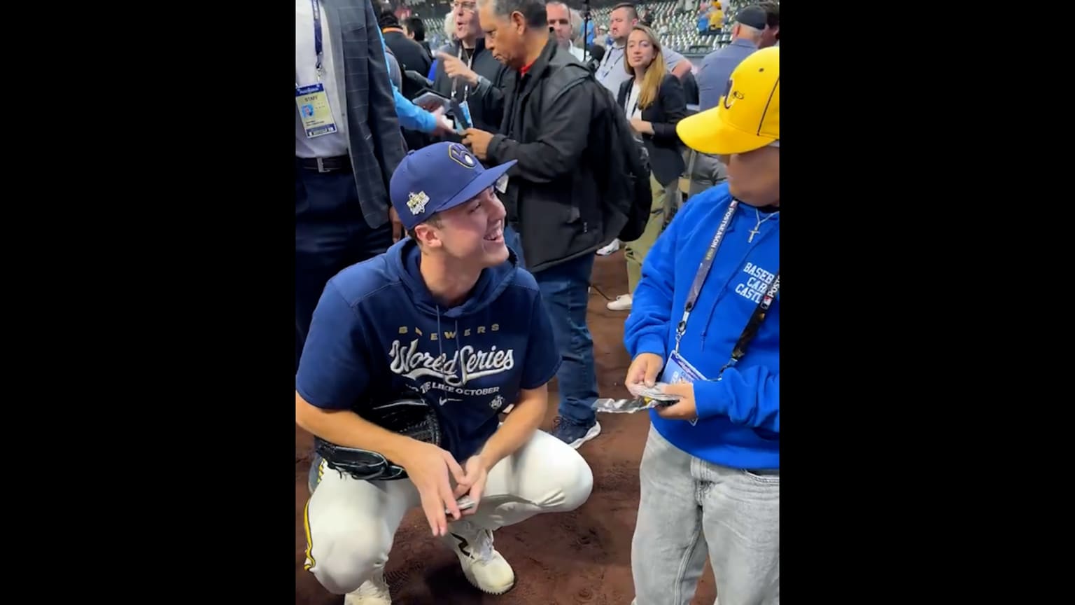 Misiorowski opens Pokémon cards with a Brewers fan | 10/24/2026 | MLB.com