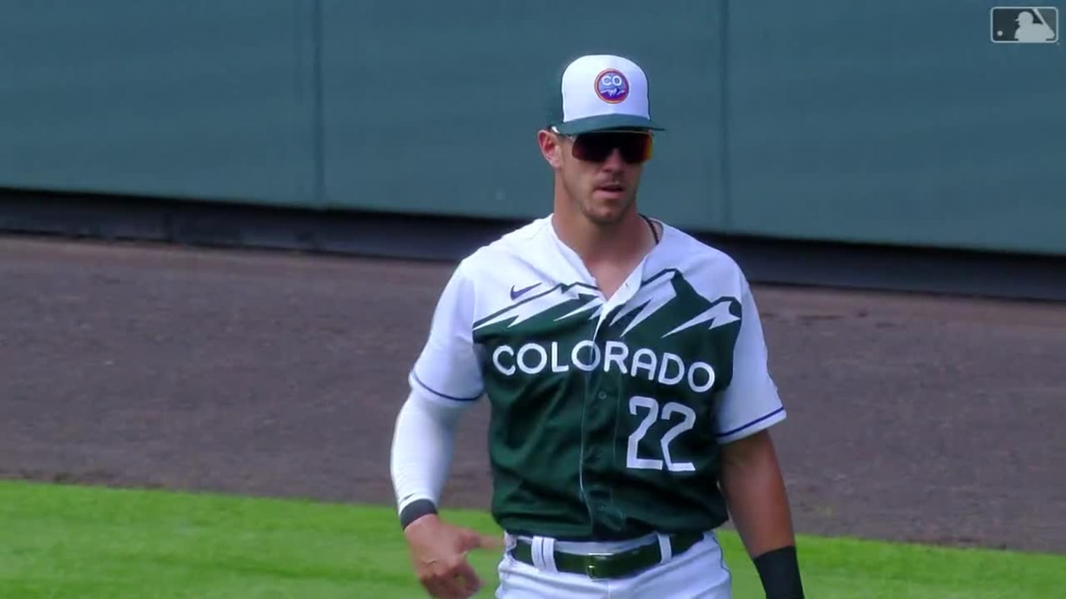 Nolan Jones' outfield assist 08/16/2023 Colorado Rockies