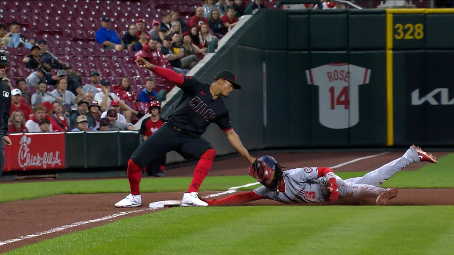 Jose Trevino throws out CJ Abrams, call stands | 05/02/2025 ...