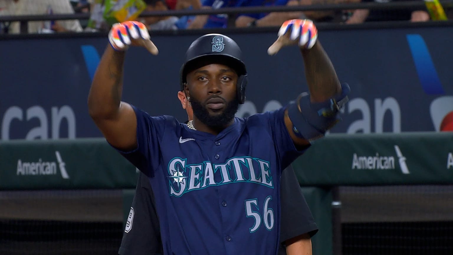 Randy Arozarena's RBI single 09/21/2024 Seattle Mariners