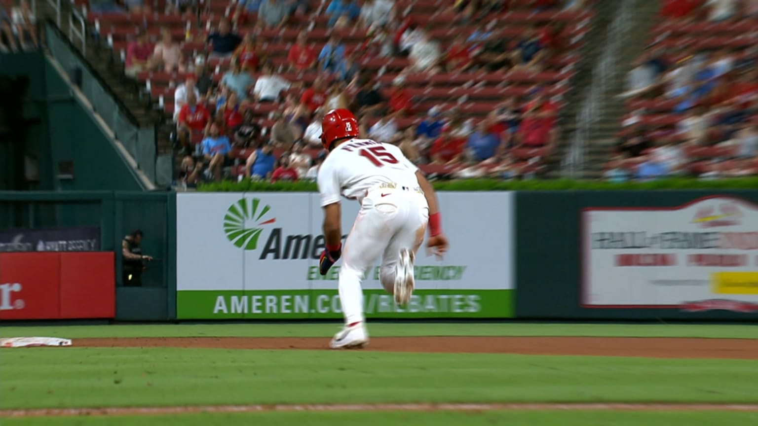 José Fermín steals second base | 08/10/2026 | St. Louis Cardinals