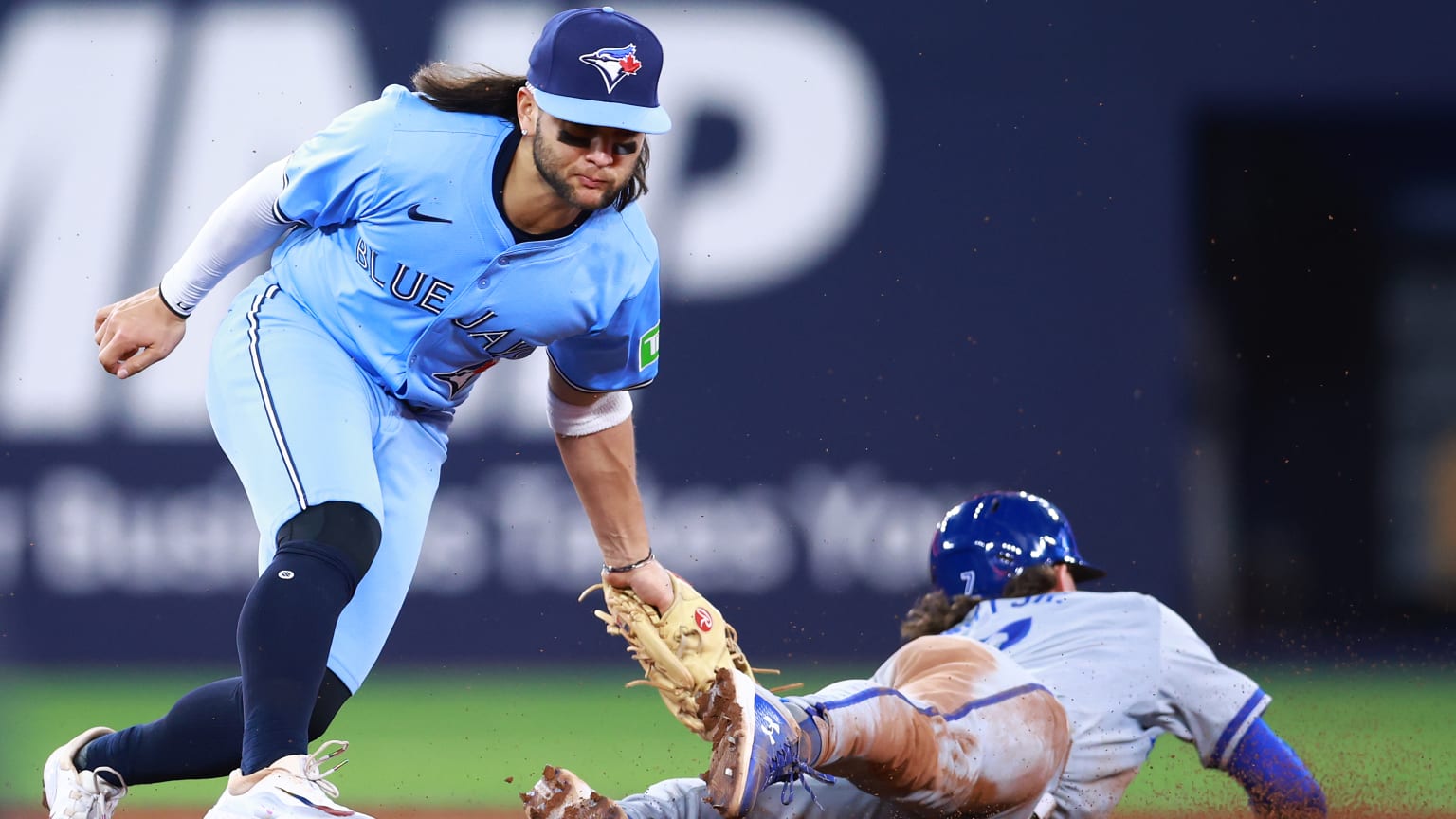 Alejandro Kirk catches Bobby Witt Jr. stealing 04/30/2024 Toronto Blue Jays