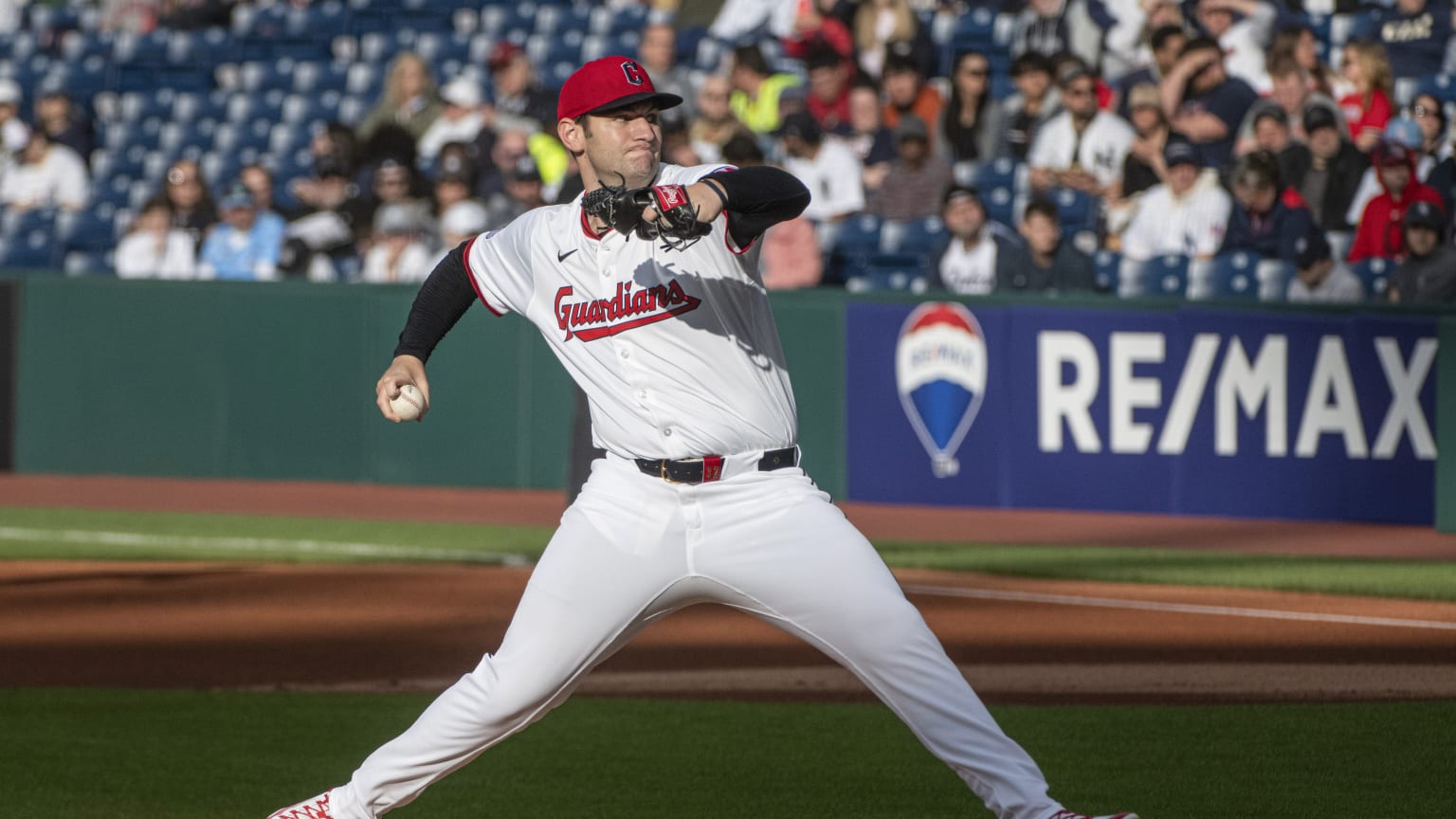 Gavin Williams glove mishap