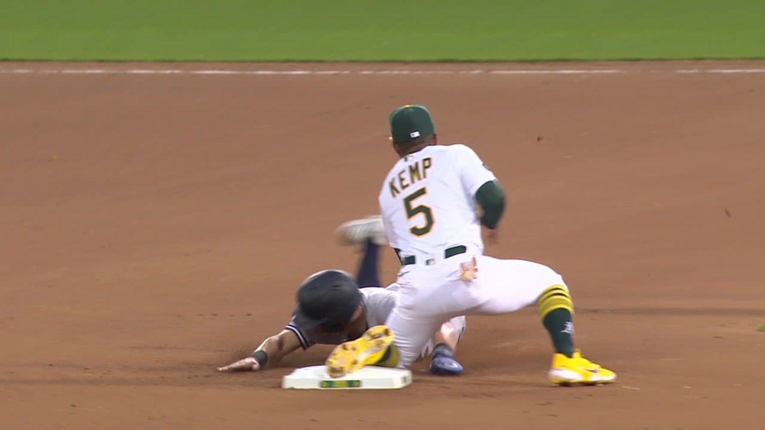 Anthony Volpe is caught stealing call stands 06/27/2023 San