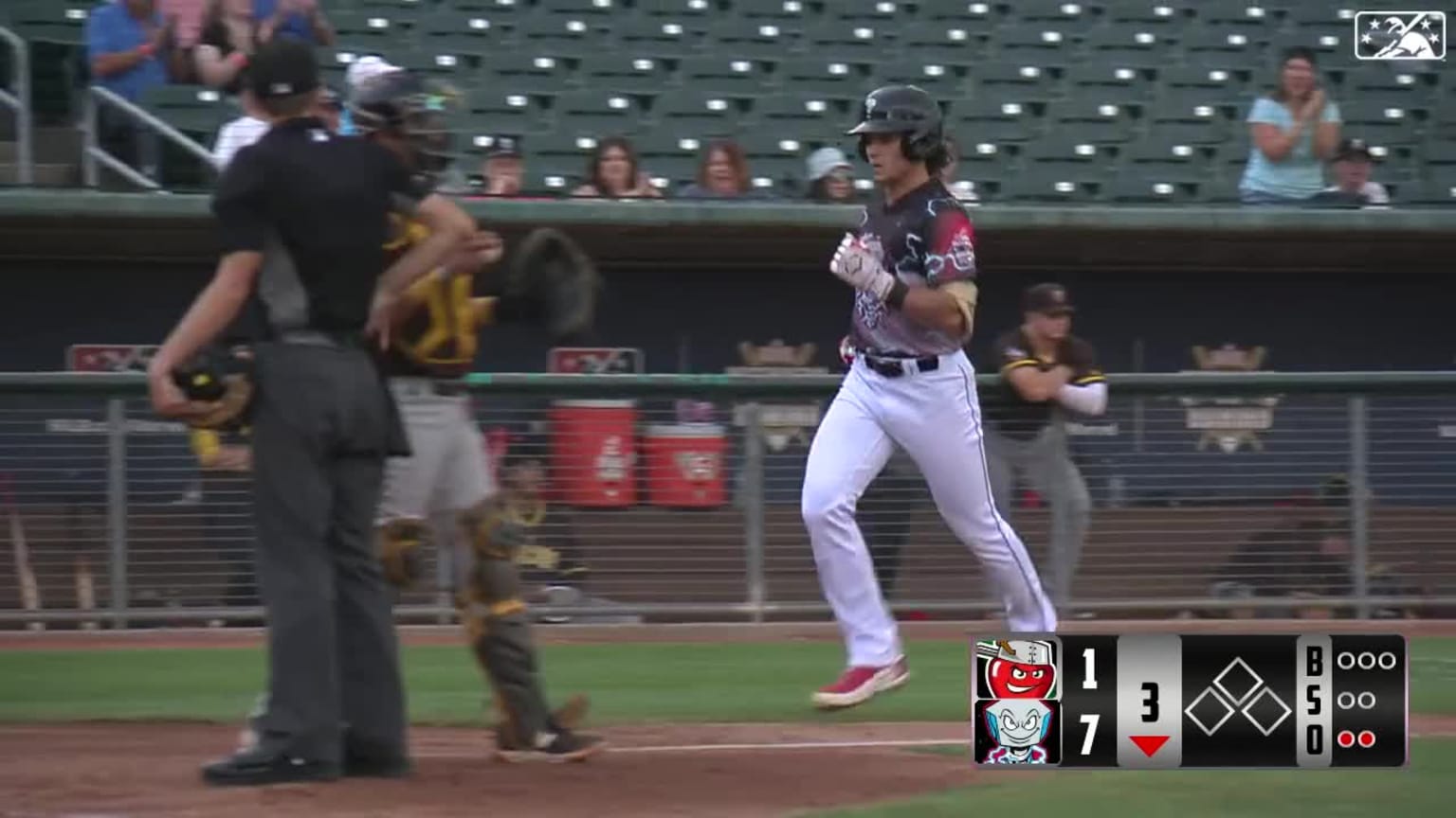 Colby Thomas belts his 12th homer to right field 08/12/2023
