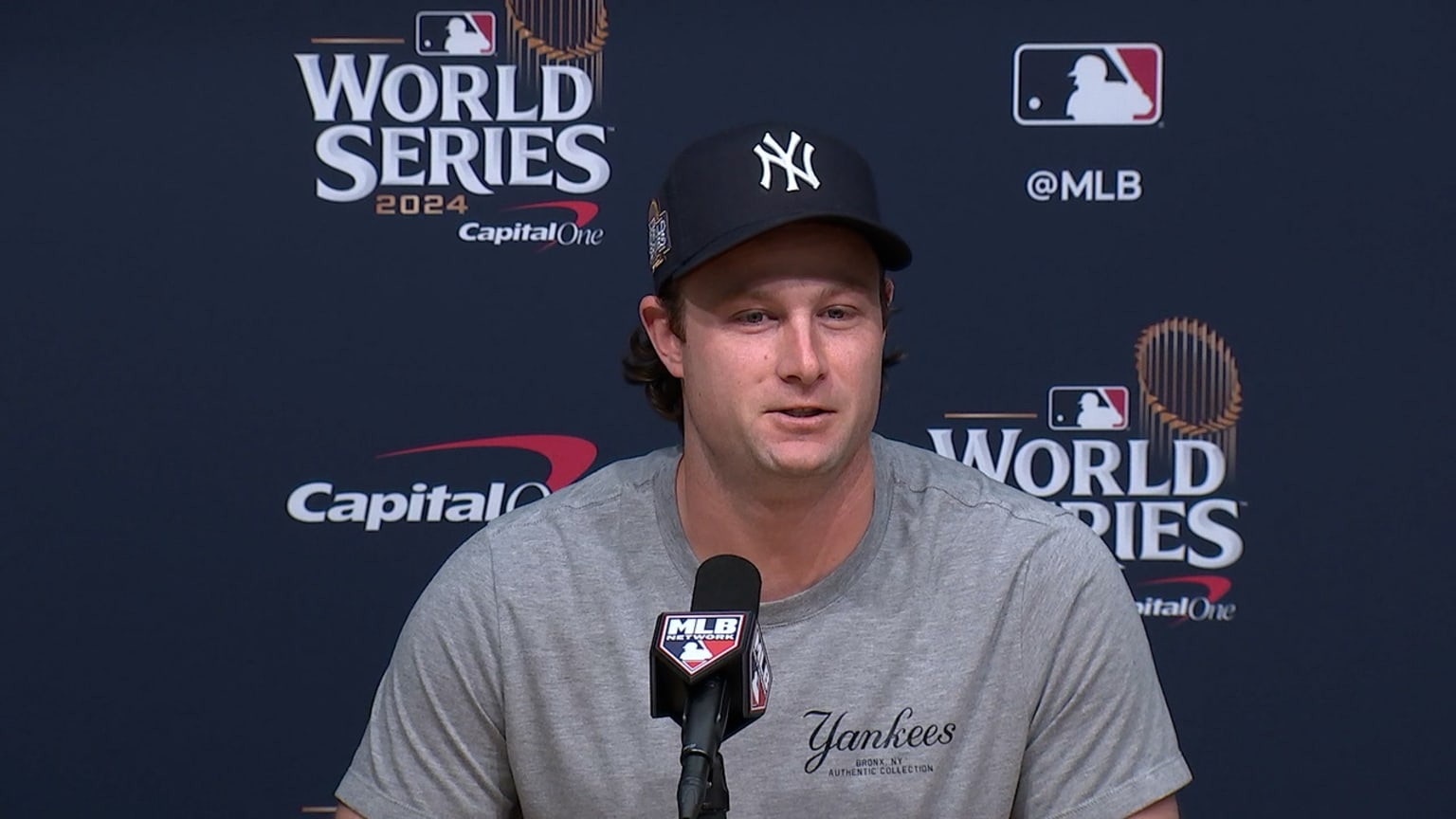 Gerrit Cole on his mindset for the World Series, more 10/24/2024