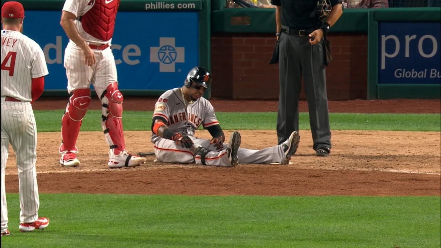 Johan Camargo's RBI hitbypitch 08/21/2023 San Francisco Giants