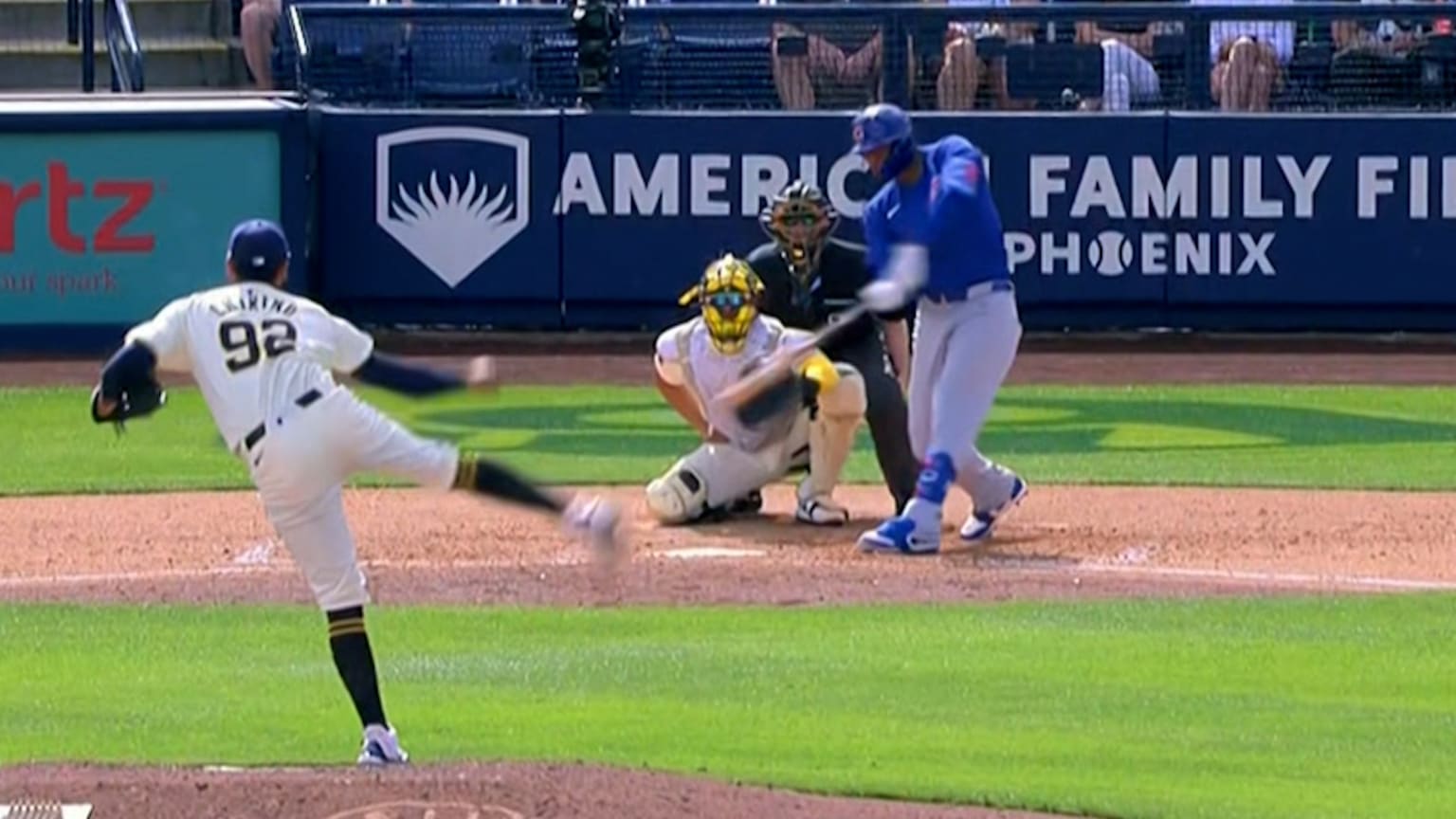 Luis Vazquez's tworun single in the top of the 6th 02/28/2024