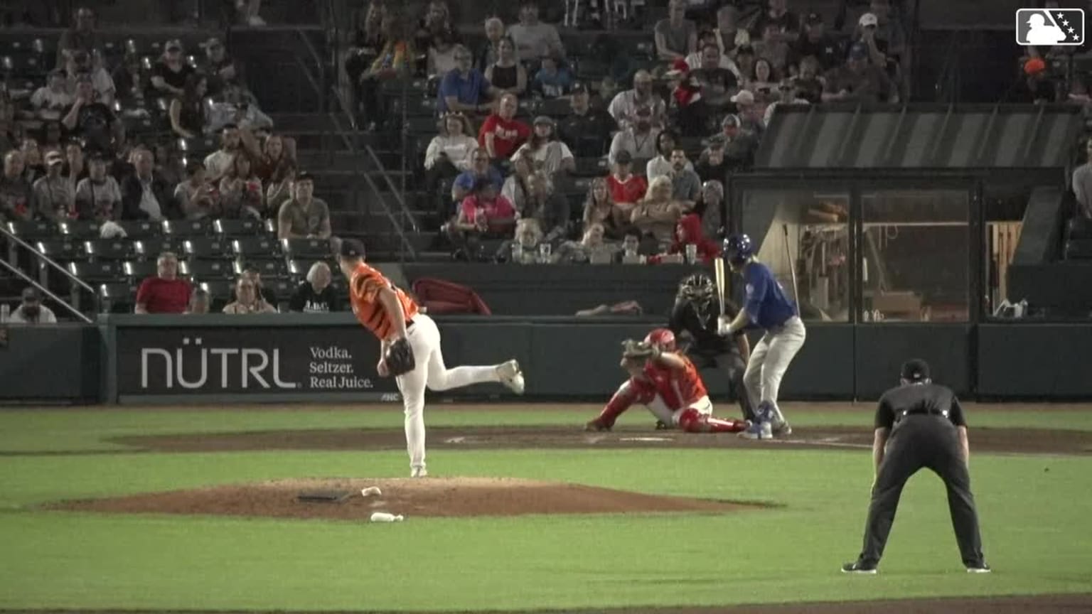 Brad Lord fans his seventh batter | 20/09/2024 | Los Nationals de ...