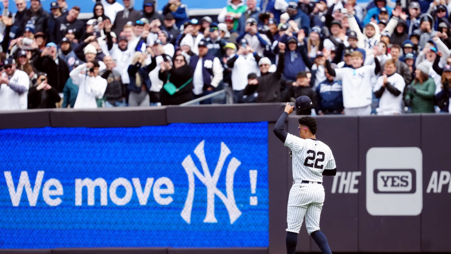 Yankee fans give Juan Soto his first Roll Call | 04/05/2024 | MLB.com