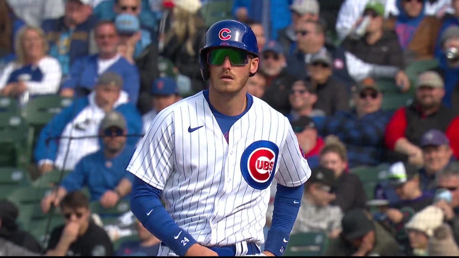 Cody Bellinger's RBI forceout 04/02/2023 Chicago Cubs