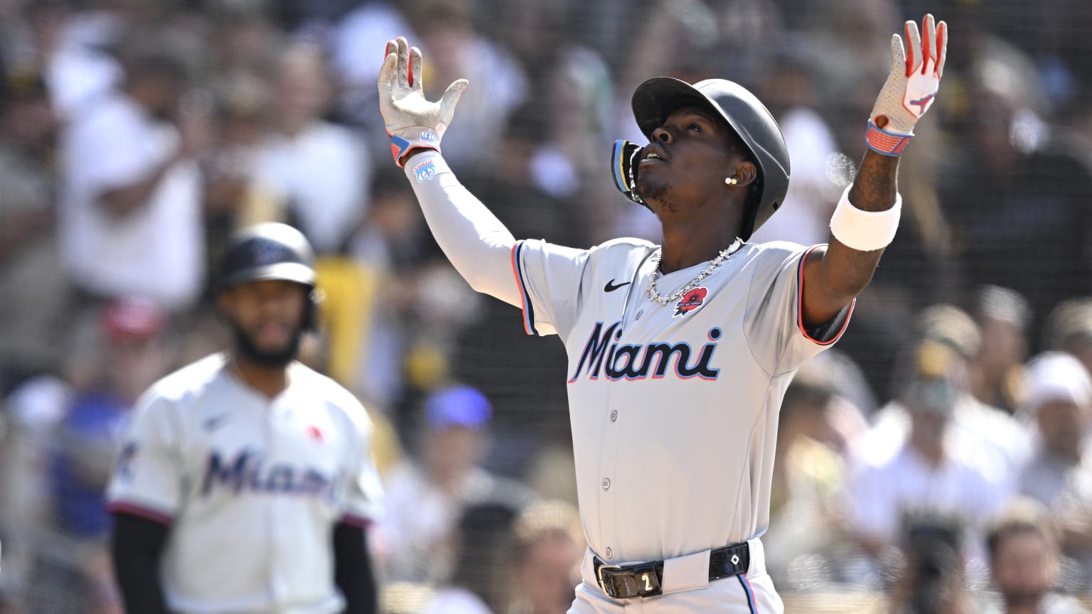 Jazz Chisholm Jr.'s solo home run (8) 05/27/2024