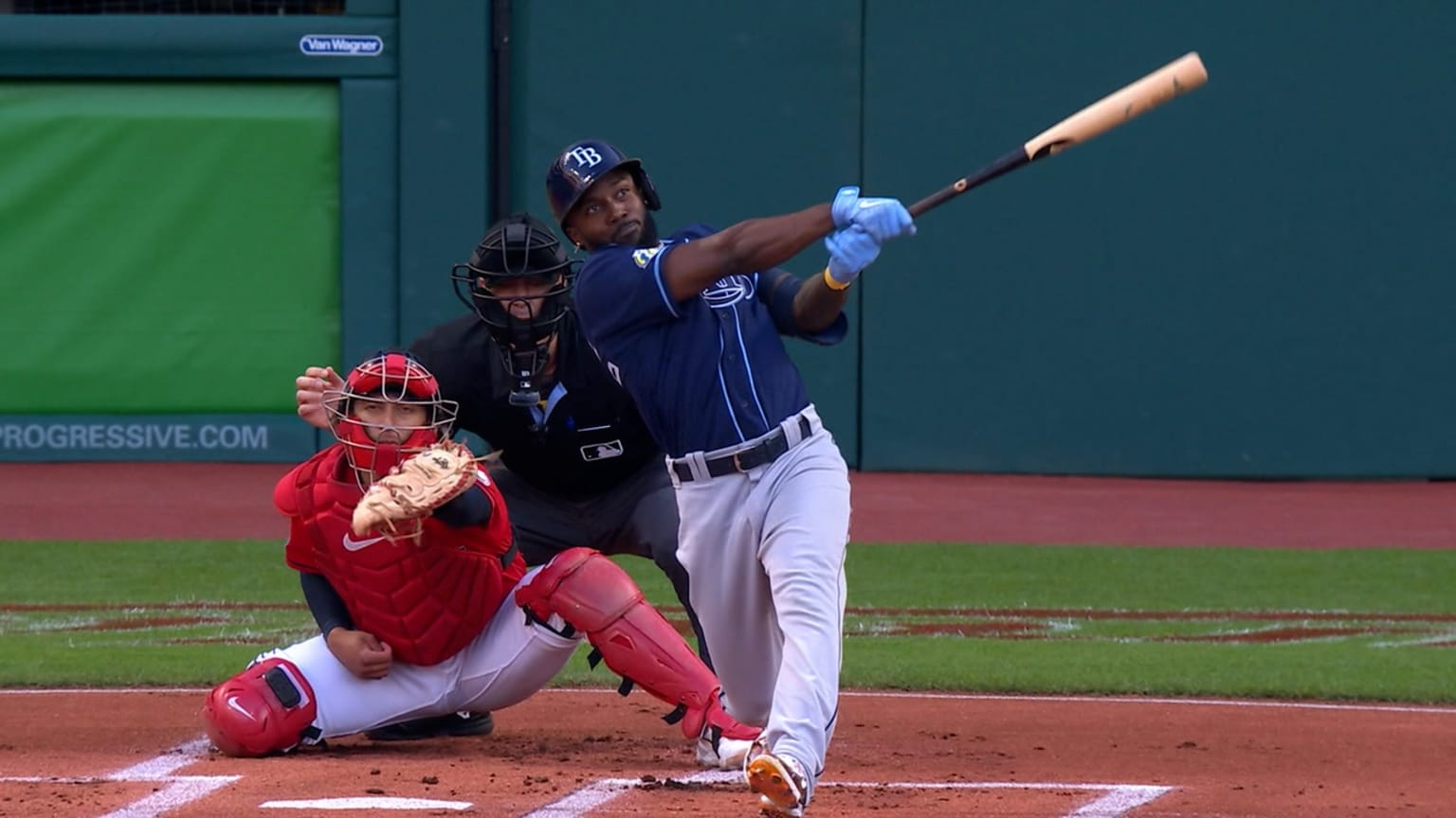 Randy Arozarena's RBI double, 03/15/2023