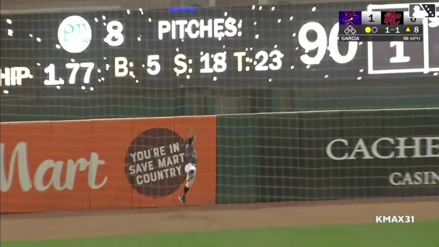 Brett Auerbach's leaping grab | 07/21/2024 | MLB.com