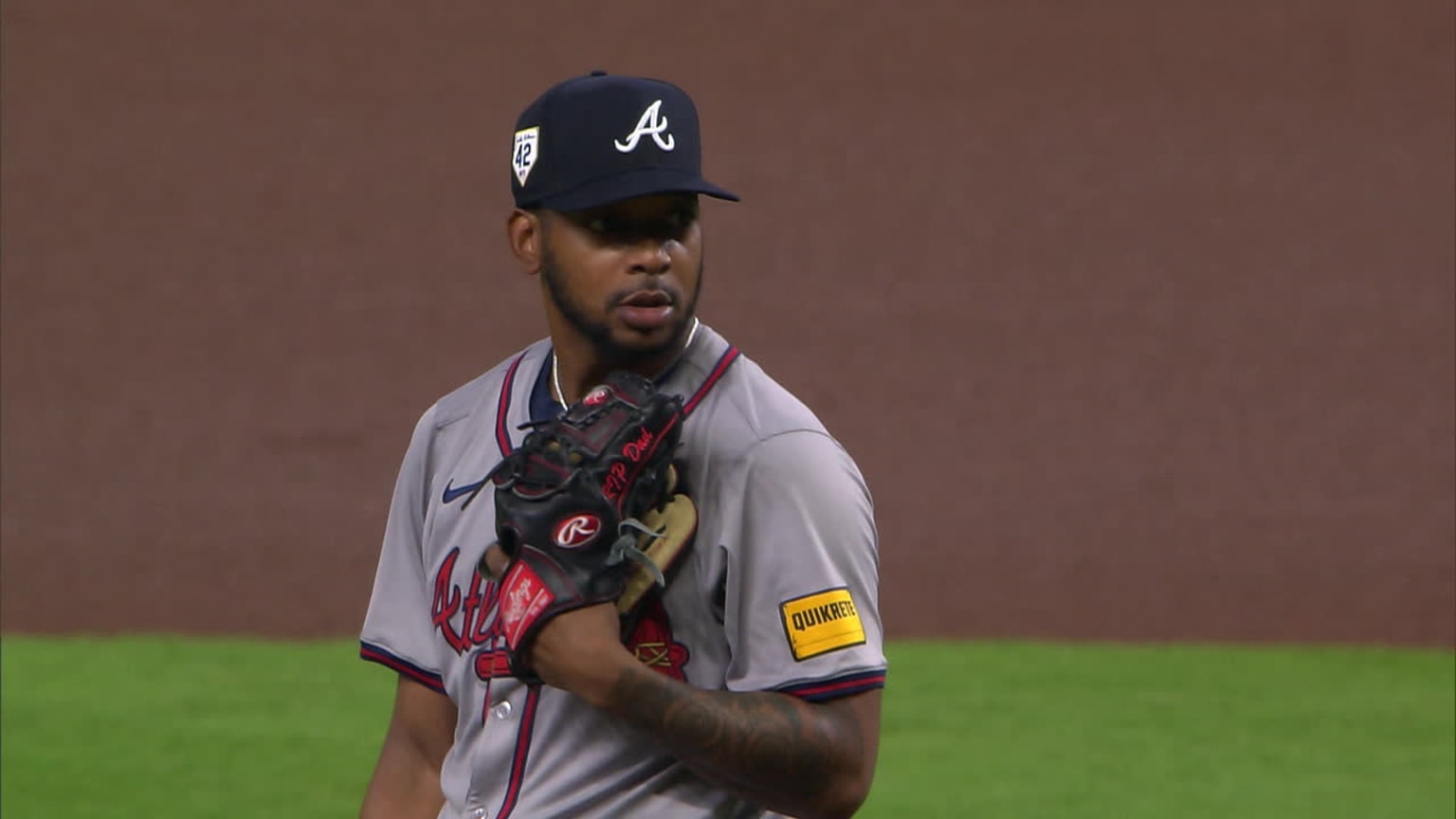 Darius Vines strikes out four against the Astros 04/15/2024 Atlanta