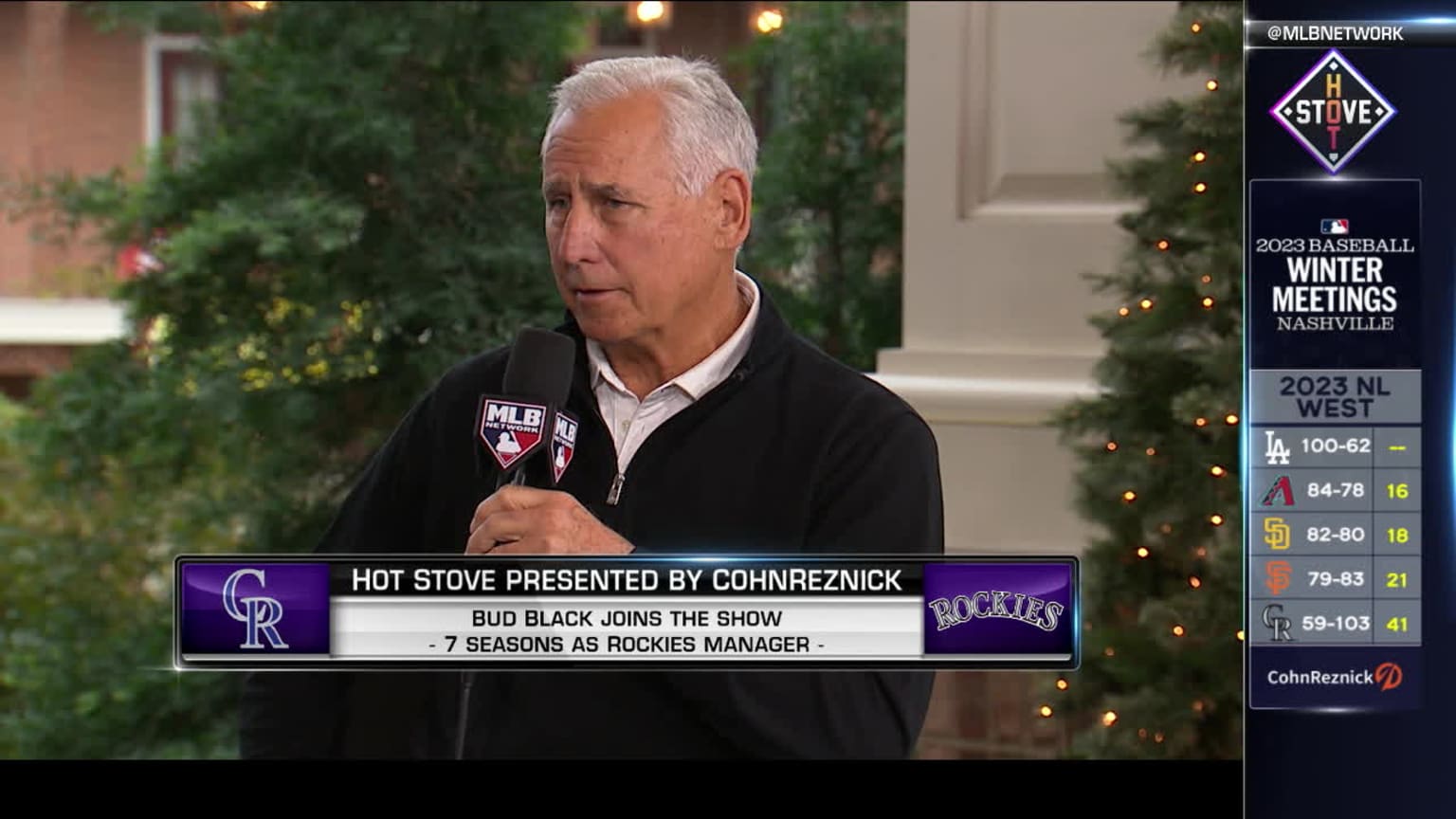 Bud Black talks having a young core of players, more | 05/12/2023 | Lasmayores.com