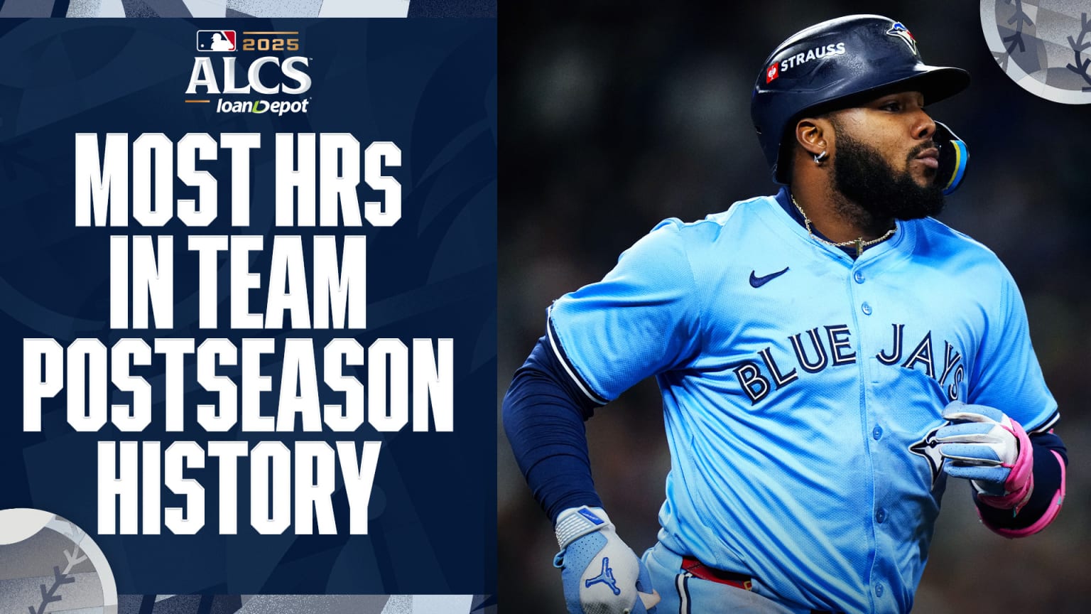 Vlad Guerrero Jr.'s 5th homer of the 2025 playoffs! | 10/16/2025