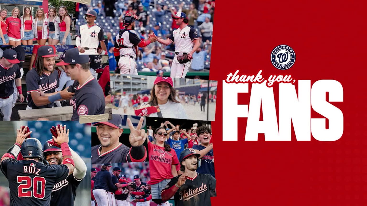 Thank you, fans! | 09/29/2024 | Washington Nationals