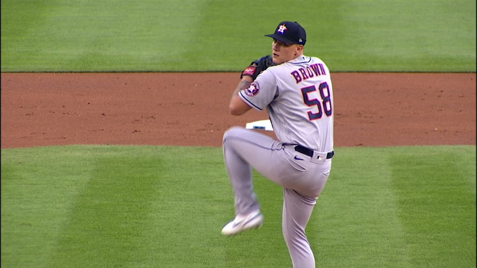 Hunter Brown, 1 of Astros' top prospects, wins for Houston in MLB debut  against Texas Rangers on Monday - ABC13 Houston