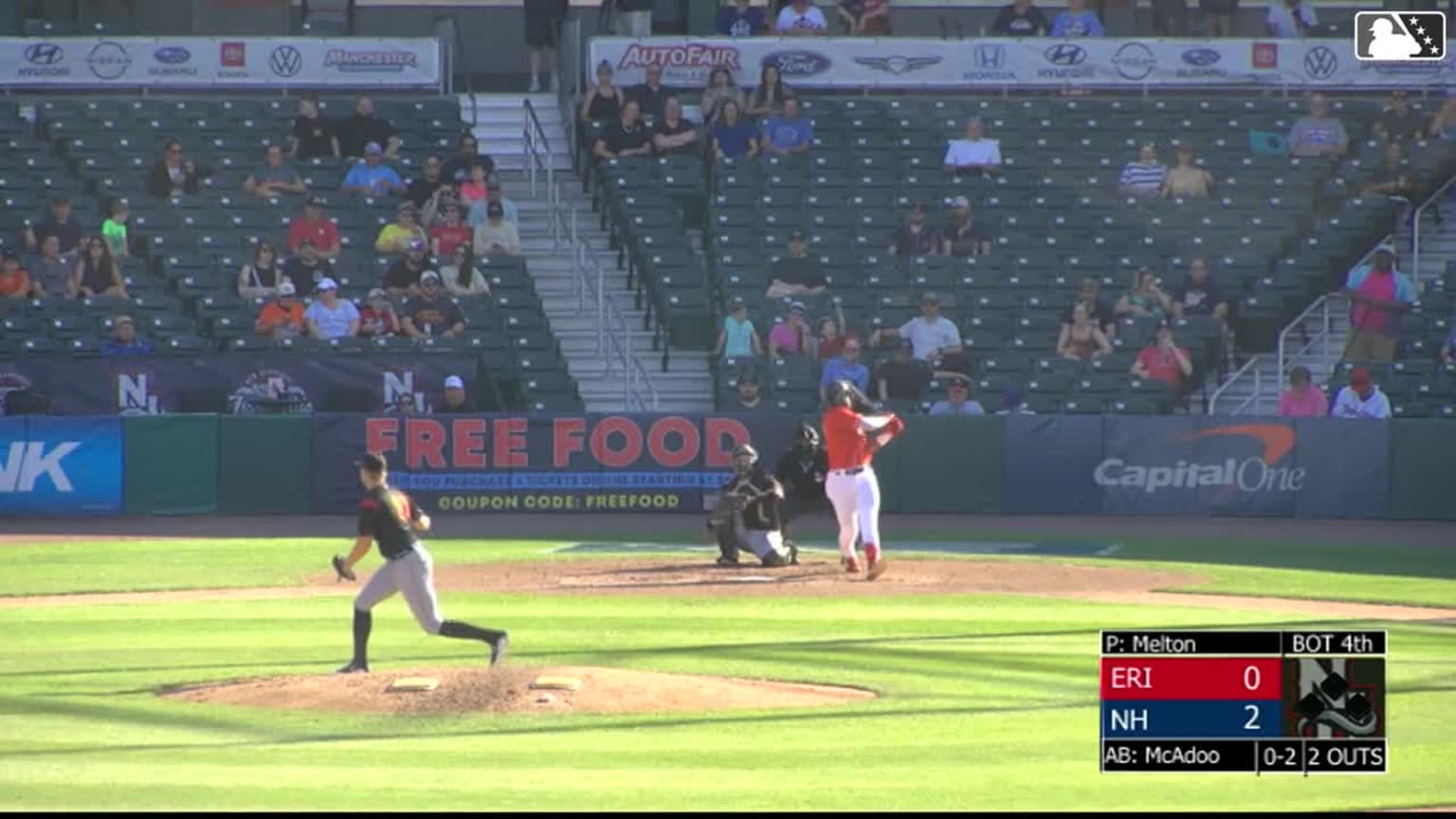 Troy Melton's sixth strikeout 08/10/2024