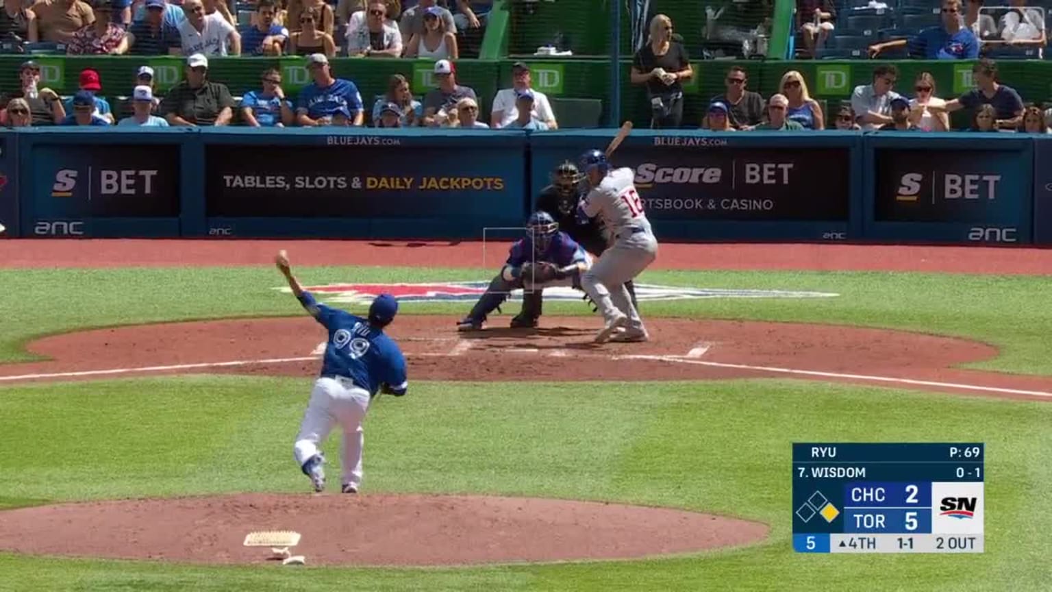 Hyun Jin Ryu strikes out Patrick Wisdom in 4th | 08/13/2023 | MLB.com