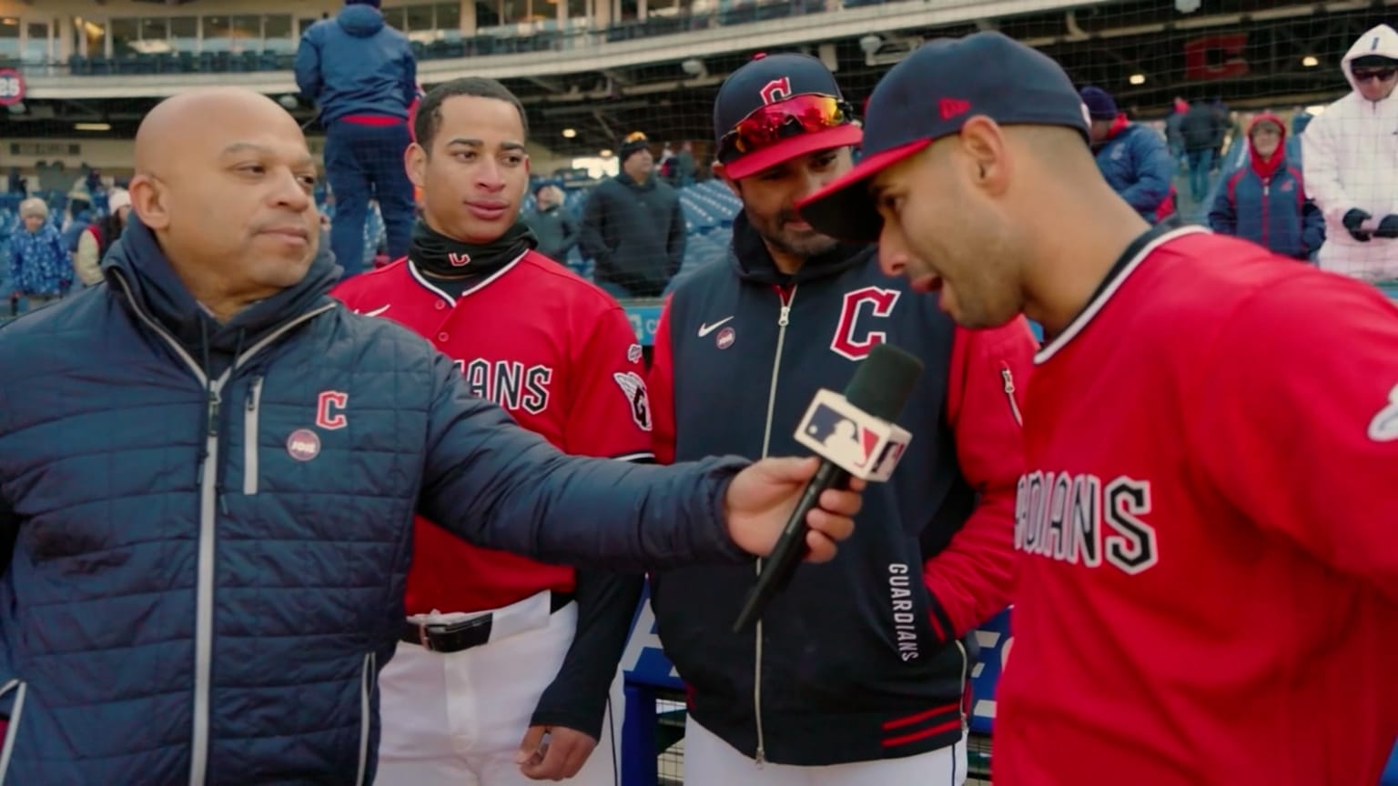 Brayan Rocchio, Juan Brito talk walk-off, more | 04/07/2026 | MLB.com