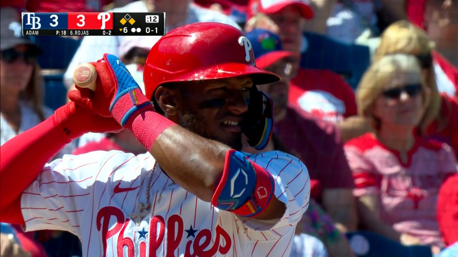 Johan Rojas singles to put Phillies on top in the 6th | 03/21/2024 ...