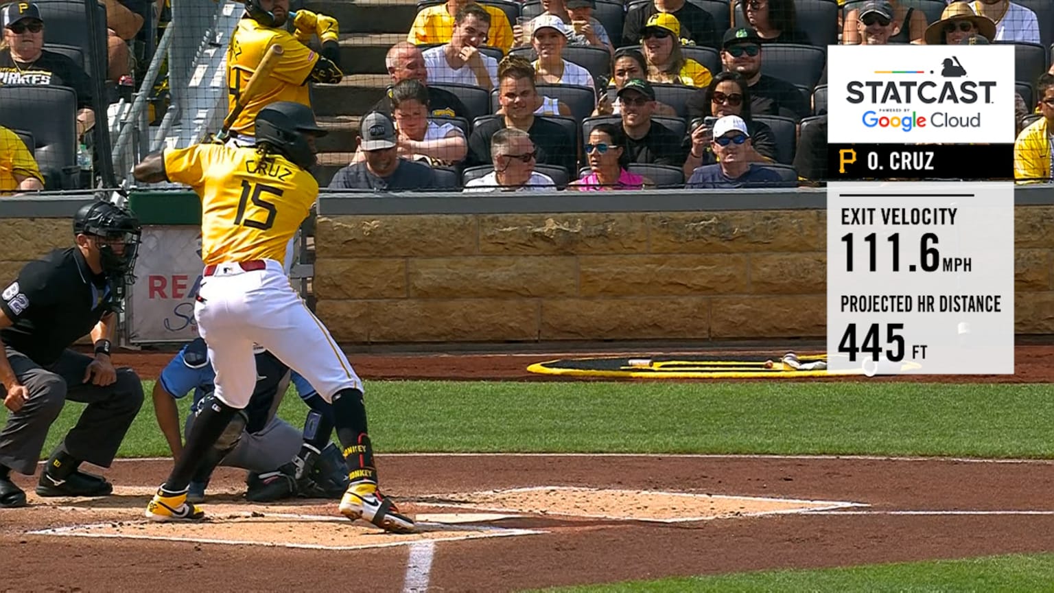 Oneil Cruz crushes a 445-foot home run | 06/22/2024 | Pittsburgh Pirates