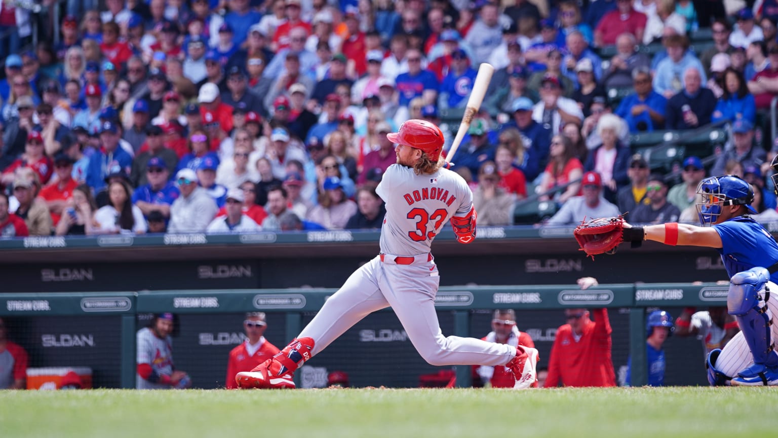 Brendan Donovan's RBI double to right field 03/26/2024 St. Louis