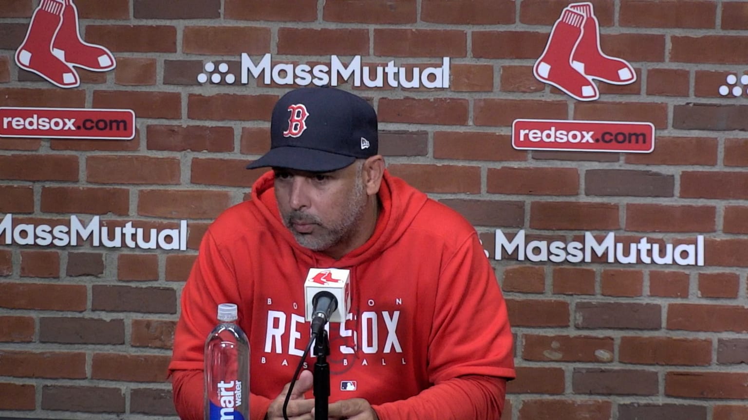 Alex Cora At Spring Training  Red Sox Press Conference 