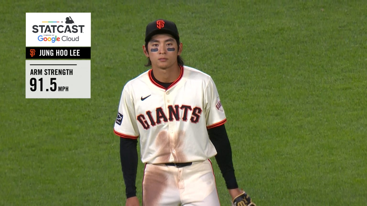 Jung Hoo Lee manda un tiro a 91.5 mph | 09/04/2024 | Los Angels de Los ...