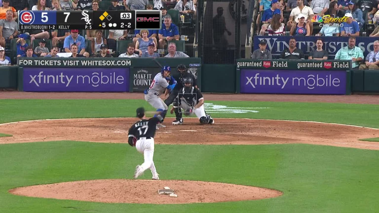 Joe Kelly Swinging Strike to Miles Mastrobuoni | 07/26/2023 | Chicago ...