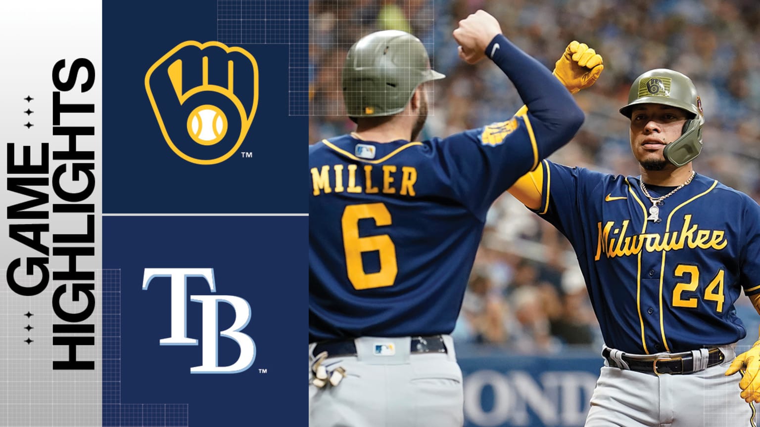 Brewers vs. Rays Highlights 05/21/2023 Milwaukee Brewers