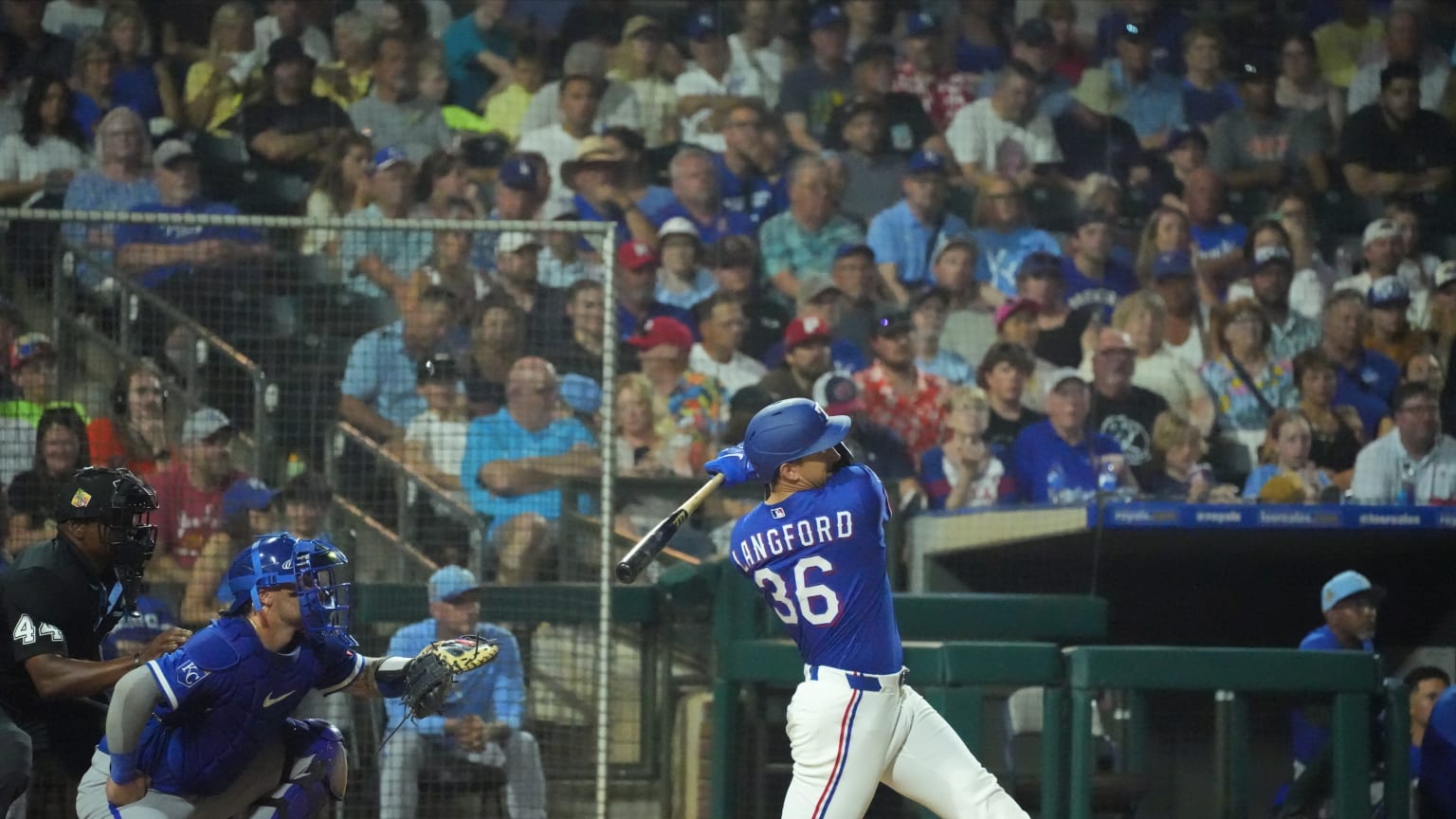 Wyatt Langford's three-run homer | 03/18/2026 | MLB.com