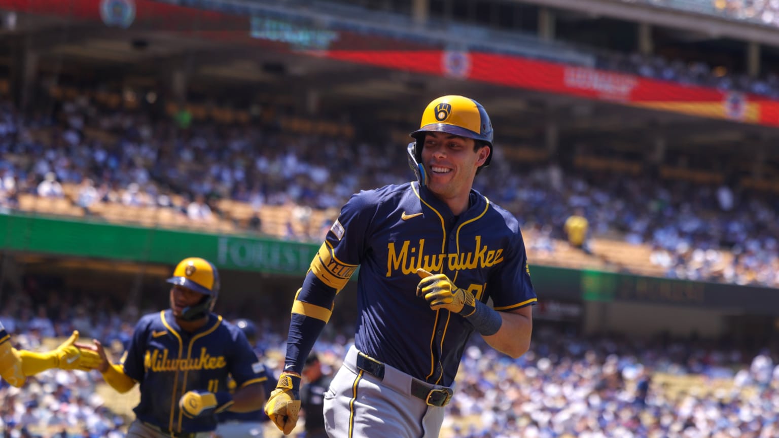 Christian Yelich tworun homer (11) 07/07/2024 Milwaukee Brewers