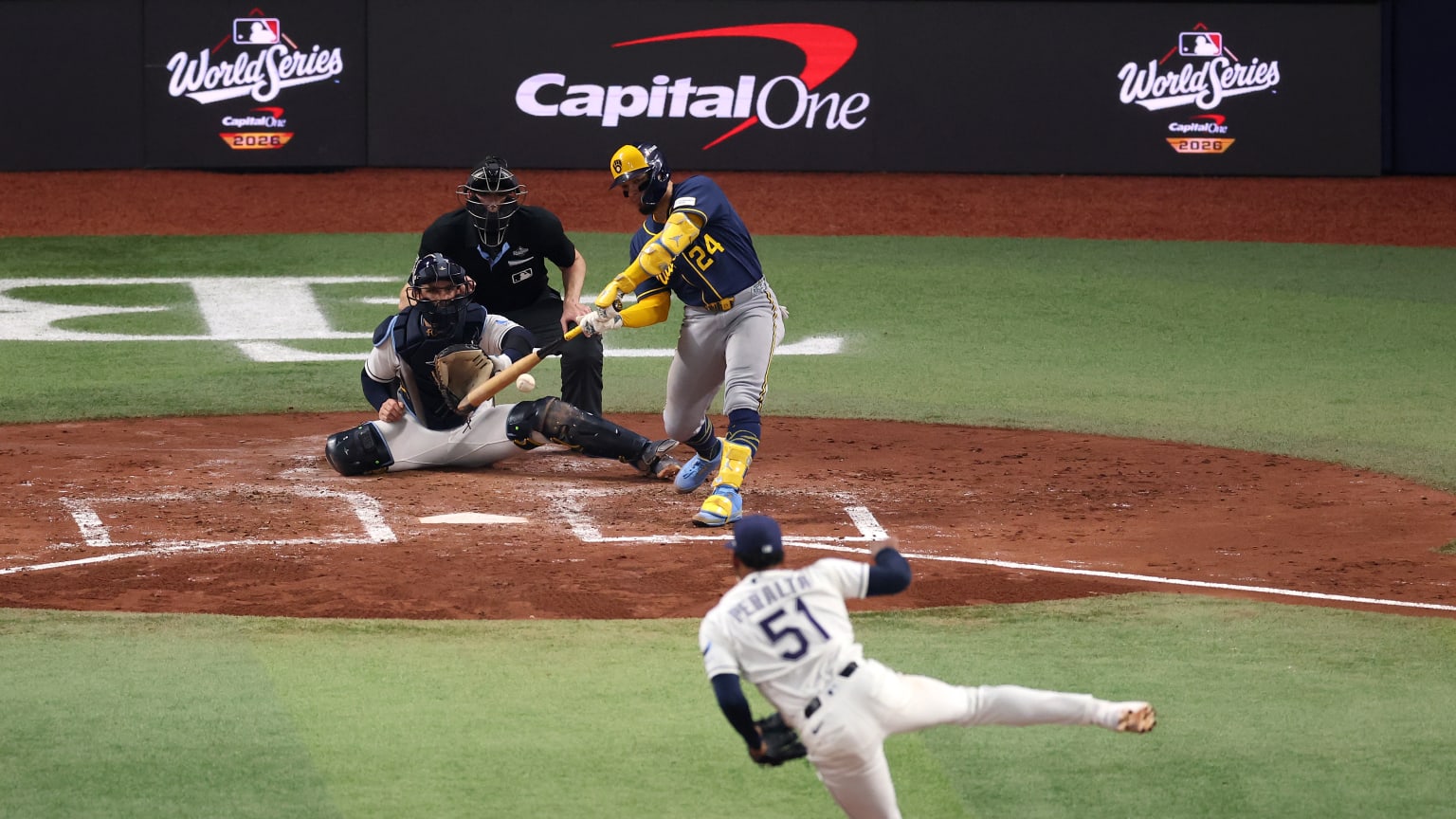 William Contreras pega sencillo productor | 26/10/2026 | Los Brewers de ...
