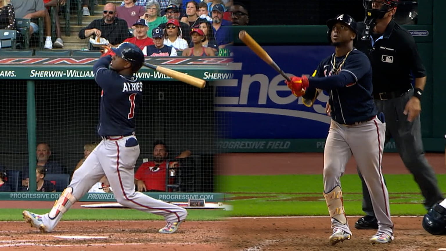 Ozzie Albies' multihomer game 07/04/2023 Atlanta Braves